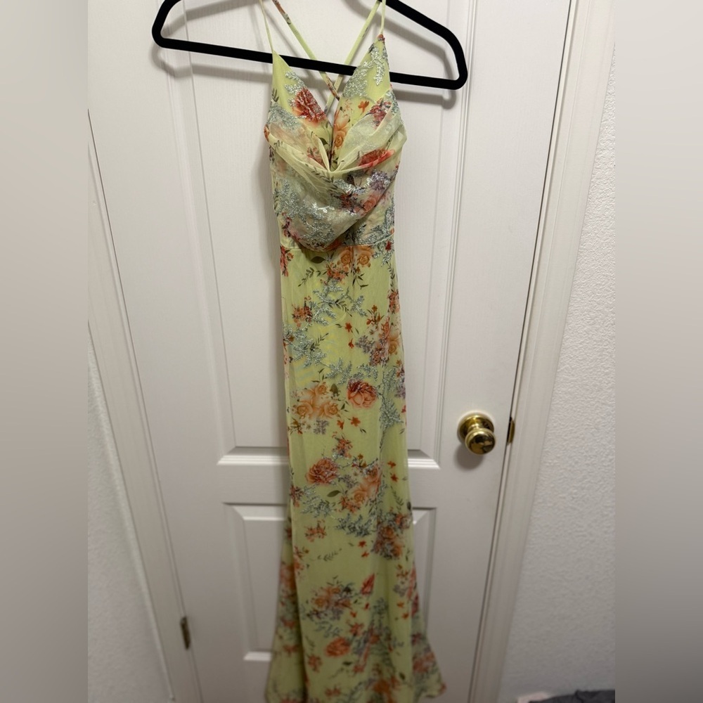 Windsor Floral Maxi Dress in Yellow and Multicolor - Picture 2 of 5